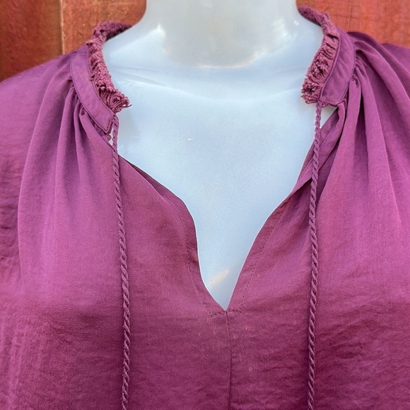 Lucky Brand Long Sleeve V-Neck Top Size XS - Picture 6 of 11